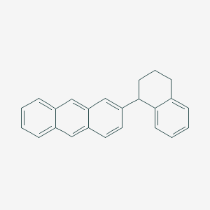 2-(1,2,3,4-Tetrahydronaphthalen-1-YL)anthracene