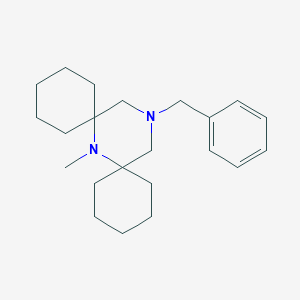 15-Benzyl-7-methyl-7,15-diazadispiro[5.1.5~8~.3~6~]hexadecane