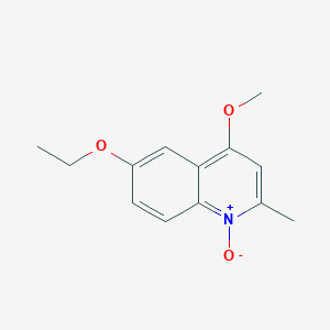 6-Ethoxy-4-methoxy-2-methyl-1-oxo-1lambda~5~-quinoline