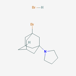 B1442626 1-(3-Bromo-1-adamantyl)pyrrolidine hydrobromide CAS No. 896115-68-7
