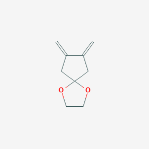 B144263 7,8-Dimethylidene-1,4-dioxaspiro[4.4]nonane CAS No. 125404-49-1