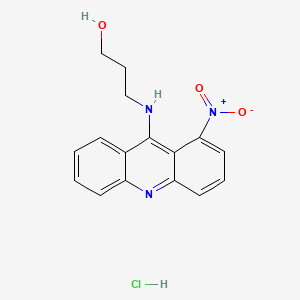 1-Propanol, 3-((1-nitro-9-acridinyl)amino)-, monohydrochloride