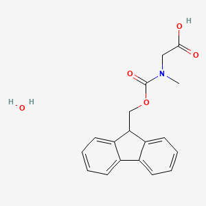 molecular formula C18H19NO5 B1442633 Fmoc-Sar-OH CAS No. 77128-70-2