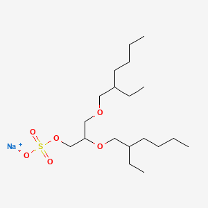 Sodium 2,3-bis((2-ethylhexyl)oxy)propyl sulphate