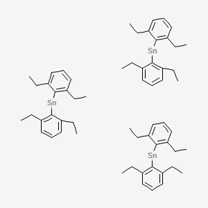 Tristannirane, hexakis(2,6-diethylphenyl)-