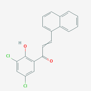 1-(3,5-Dichloro-2-hydroxyphenyl)-3-(naphthalen-1-yl)prop-2-en-1-one