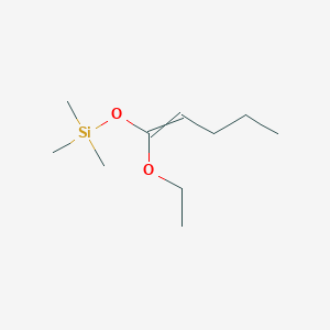 [(1-Ethoxypent-1-en-1-yl)oxy](trimethyl)silane