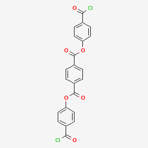 molecular formula C22H12Cl2O6 B14426399 1,4-Benzenedicarboxylic acid, bis[4-(chlorocarbonyl)phenyl] ester CAS No. 82684-68-2