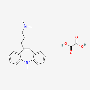 5H-Dibenz(b,f)azepine, 10-(3-(dimethylamino)propyl)-5-methyl-, oxalate