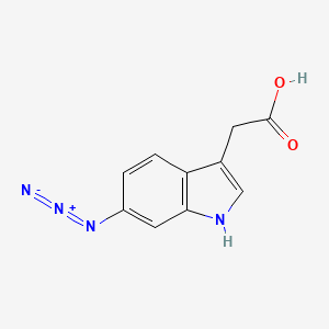 (6-Azido-1H-indol-3-YL)acetic acid