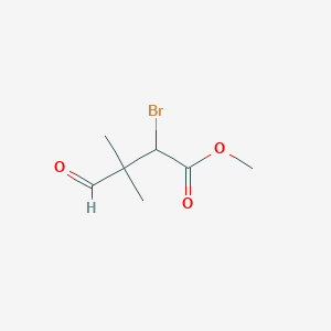 Methyl 2-bromo-3,3-dimethyl-4-oxobutanoate