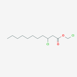 3-Chloroundecanoic acid, chloromethyl ester