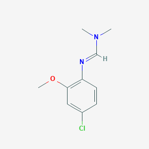 N'-(4-Chloro-2-methoxyphenyl)-N,N-dimethylmethanimidamide