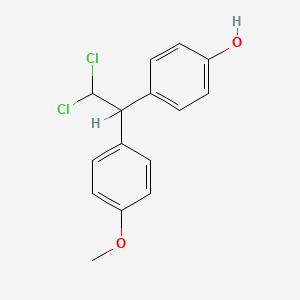 4-[2,2-Dichloro-1-(4-methoxyphenyl)ethyl]phenol