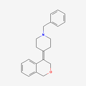 4-(1H-2-Benzopyran-4(3H)-ylidene)-1-benzylpiperidine