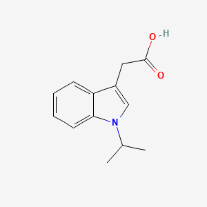 molecular formula C13H15NO2 B1442673 (1-Isopropyl-1H-indol-3-yl)acetic acid CAS No. 1351393-96-8