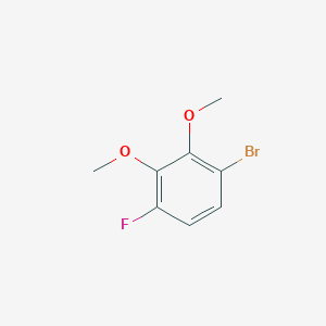 molecular formula C8H8BrFO2 B1442682 1-Bromo-2,3-dimethoxy-4-fluorobenzene CAS No. 1781433-64-4