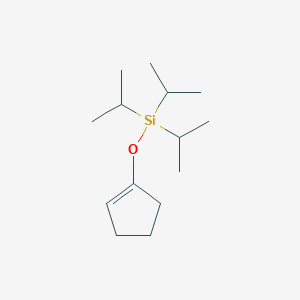 Silane, (1-cyclopenten-1-yloxy)tris(1-methylethyl)-