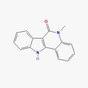 6H-Indolo[3,2-c]quinolin-6-one, 5,11-dihydro-5-methyl-