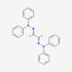 N-[2-(diphenylhydrazinylidene)ethylideneamino]-N-phenylaniline