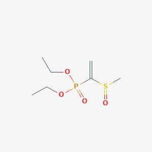 Diethyl [1-(methanesulfinyl)ethenyl]phosphonate