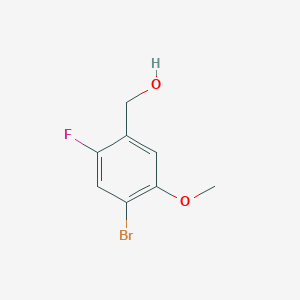 B1442699 (4-Bromo-2-fluoro-5-methoxyphenyl)methanol CAS No. 749931-19-9