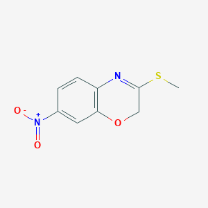 3-(Methylsulfanyl)-7-nitro-2H-1,4-benzoxazine