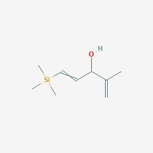 molecular formula C9H18OSi B14427049 4-Methyl-1-(trimethylsilyl)penta-1,4-dien-3-ol CAS No. 81256-01-1