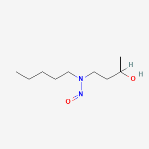 molecular formula C9H20N2O2 B14427058 N-(3-Hydroxybutyl)-N-pentylnitrous amide CAS No. 80858-90-8