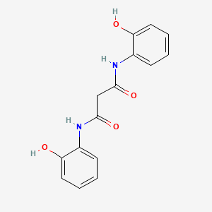 molecular formula C15H14N2O4 B14427115 N,N'-bis(2-hydroxyphenyl)propanediamide CAS No. 84755-34-0