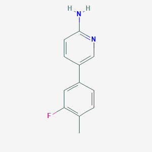 B1442713 5-(3-Fluoro-4-methylphenyl)pyridin-2-amine CAS No. 1110656-80-8