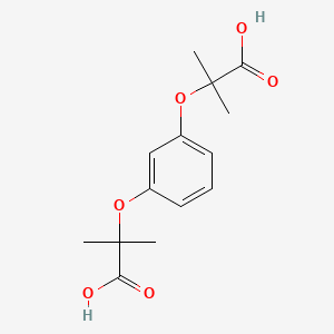 2,2'-[1,3-Phenylenebis(oxy)]bis(2-methylpropanoic acid)