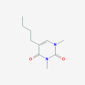 molecular formula C10H16N2O2 B14427146 5-Butyl-1,3-dimethylpyrimidine-2,4(1H,3H)-dione CAS No. 82413-40-9