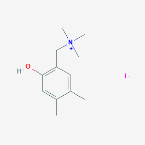 B1442716 (2-Hydroxy-4,5-dimethylphenyl)-N,N,N-trimethylmethanaminium iodide CAS No. 1210475-90-3