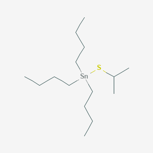 molecular formula C15H34SSn B14427178 Tributyl[(propan-2-yl)sulfanyl]stannane CAS No. 79851-32-4