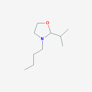 molecular formula C10H21NO B14427220 3-Butyl-2-(propan-2-yl)-1,3-oxazolidine CAS No. 79443-08-6