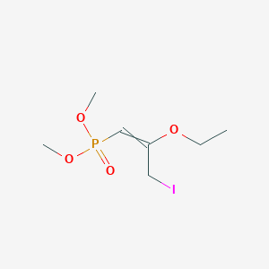 Dimethyl (2-ethoxy-3-iodoprop-1-en-1-yl)phosphonate