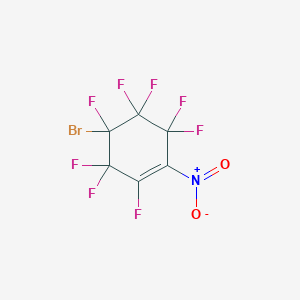 4-Bromo-2,3,3,4,5,5,6,6-octafluoro-1-nitrocyclohex-1-ene