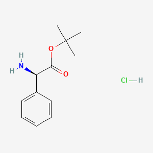 molecular formula C12H18ClNO2 B1442730 H-D-Phg-otbu hcl CAS No. 256478-95-2