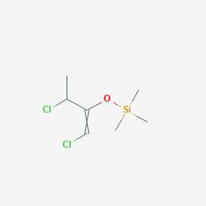 molecular formula C7H14Cl2OSi B14427335 [(1,3-Dichlorobut-1-en-2-yl)oxy](trimethyl)silane CAS No. 80422-55-5