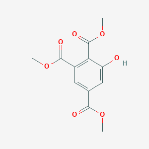 molecular formula C12H12O7 B14427347 Trimethyl 6-hydroxybenzene-1,2,4-tricarboxylate CAS No. 81632-45-3