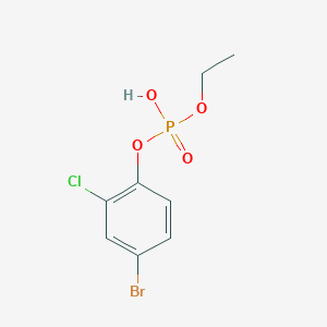 4-Bromo-2-chlorophenyl ethyl hydrogen phosphate