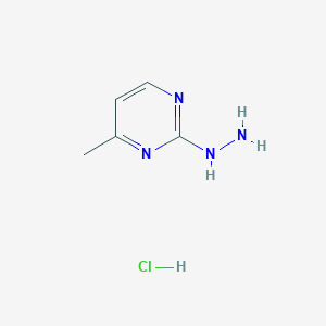 2-hydrazinyl-4-methylpyrimidine hydrochloride