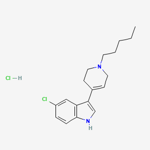 5-Chloro-3-(1-pentyl-1,2,3,6-tetrahydro-4-pyridinyl)-1H-indole hydrochloride