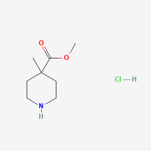 molecular formula C8H16ClNO2 B1442738 4-甲基哌啶-4-羧酸甲酯盐酸盐 CAS No. 949081-43-0