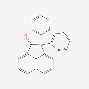 molecular formula C24H16O B14427393 1(2H)-Acenaphthylenone, 2,2-diphenyl- CAS No. 85925-12-8