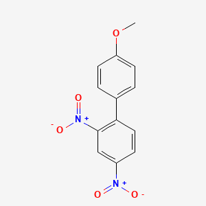 molecular formula C13H10N2O5 B14427423 1-(4-Methoxyphenyl)-2,4-dinitrobenzene CAS No. 86111-48-0