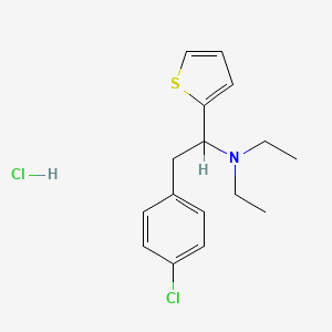 alpha-(p-Chlorobenzyl)-N,N-diethyl-2-thenylamine hydrochloride