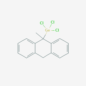 Trichloro(9-methyl-9,10-dihydroanthracen-9-YL)germane