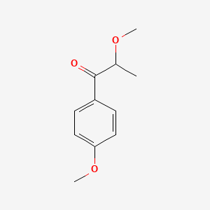 molecular formula C11H14O3 B14427482 2-Methoxy-1-(4-methoxyphenyl)propan-1-one CAS No. 82461-55-0